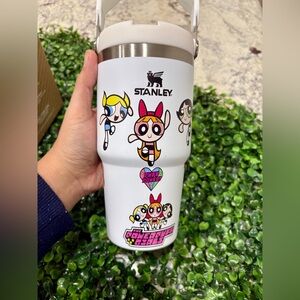 Stanley Powerpuff Girls White Tumbler